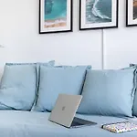 Lägenhet Luxury 1 Min With Sea View, Wifi, Ac, Smarttv *